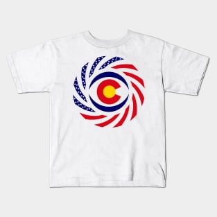 Coloradan Murican Patriot Flag Series Kids T-Shirt